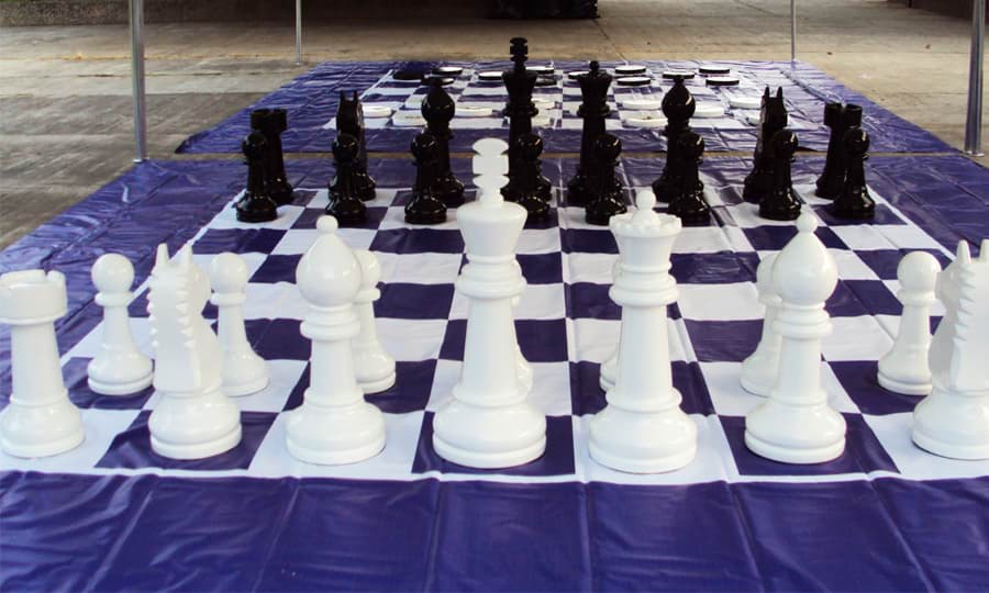 Tablero de ajedrez de grandes dimensiones