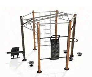 CIRCUITO DE CROSSFIT CON PLASTIMADERA