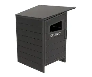 CONTENEDOR DE BASURA CON PUERTA