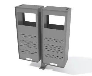 CONTENEDOR DE BASURA DOBLE