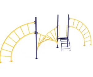 ESCALADOR TUBULAR CURVO
