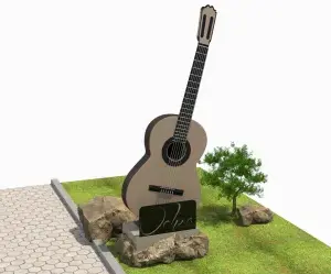 ESCULTURA DE GUITARRA