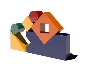 ESCULTURA FIGURAS GEOMÉTRICAS
