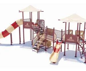 ISLA DE JUEGOS CON TECHOS DE MALLA SOMBRA
