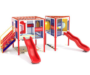 JUEGO INFANTIL DE 2 MÓDULOS