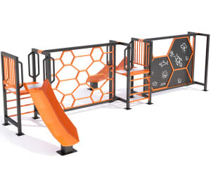JUEGO LINEAL CON ESCALADOR Y PIZARRONES