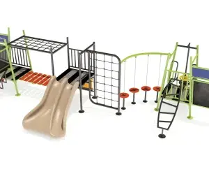 JUEGO LINEAL TIPO PLAYGROUND CON ESCALADORES