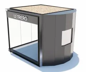 KIOSCO COMERCIAL CURVO