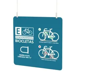SEÑALÉTICA DE ESTACIONAMIENTO PARA BICICLETAS