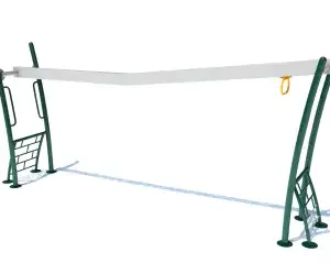 TIROLESA CON ESCALERAS