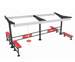 TIROLESA DOBLE PARA NIÑOS